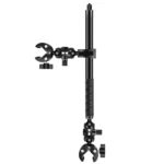 PULUZ Motorcycle Dual-heads Crab & Single Heads Clamps Handlebar Fixed Mount 150cm Selfie Stick - Image 2