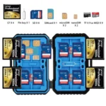 PULUZ 27 in 1 Memory Card Case for 4CF + 8SD + 9TF + 1Card PIN + 1Standard SIM + 2Micro-SIM + 2Nano-SIM - Image 12