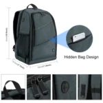 PULUZ Outdoor Portable Waterproof Scratch-proof Dual Shoulders Backpack Handheld PTZ Stabilizer Camera Bag with Rain Cover for Digital Camera, DJI Ronin-SC / Ronin-S - Image 3