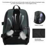 PULUZ Outdoor Portable Waterproof Scratch-proof Dual Shoulders Backpack Handheld PTZ Stabilizer Camera Bag with Rain Cover for Digital Camera, DJI Ronin-SC / Ronin-S - Image 4