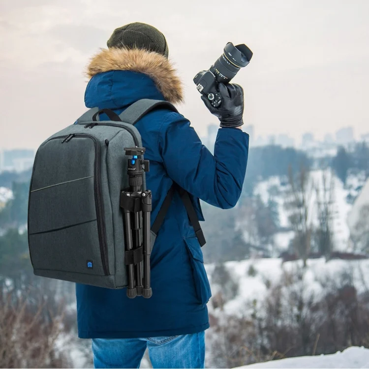 PU5011H_6.webp PULUZ Outdoor Portable Waterproof Scratch-proof Dual Shoulders Backpack Handheld PTZ Stabilizer Camera Bag with Rain Cover for Digital Camera, DJI Ronin-SC / Ronin-S - Image 7