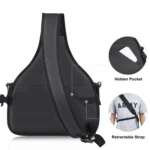 PULUZ Triangle Style SLR Camera Bag Sling Waterproof Backpack Shoulder Messenger Bags with Removable Lens Bag - Image 3
