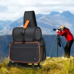 PULUZ Triangle Style SLR Camera Bag Sling Waterproof Backpack Shoulder Messenger Bags with Removable Lens Bag - Image 6