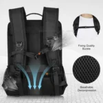 PULUZ Solar Power Outdoor Portable Camera Dual Shoulders Backpack Laptop Bag - Image 4