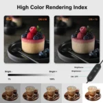 PULUZ 40cm Folding Portable White Light Dimmable Photo Lighting Studio Shooting Tent Box Kit with 6 Colors (Black, Orange, White, Red, Green, Blue) Backdrops - Image 4