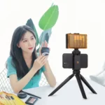 PULUZ Pocket Mini Plastic Tripod Mount with Phone Clamp for Smartphones - Image 6