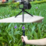 PULUZ Pocket Mini Plastic Tripod Mount with Phone Clamp for Smartphones - Image 8