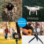 PULUZ for GoPro HERO13 Black /12 Black /11 Black /10 Black /9 Black Thicken Housing Shell CNC Aluminum Alloy Protective Cage with Insurance Frame & 52mm UV Lens - Image 8