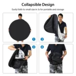 PULUZ 80cm 5 in 1 (Silver / Translucent / Gold / White / Black) Folding Photo Studio Reflector Board - Image 4
