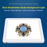PULUZ 20cm LED Shadowless Light Pad for Photo Studio Box - Image 2