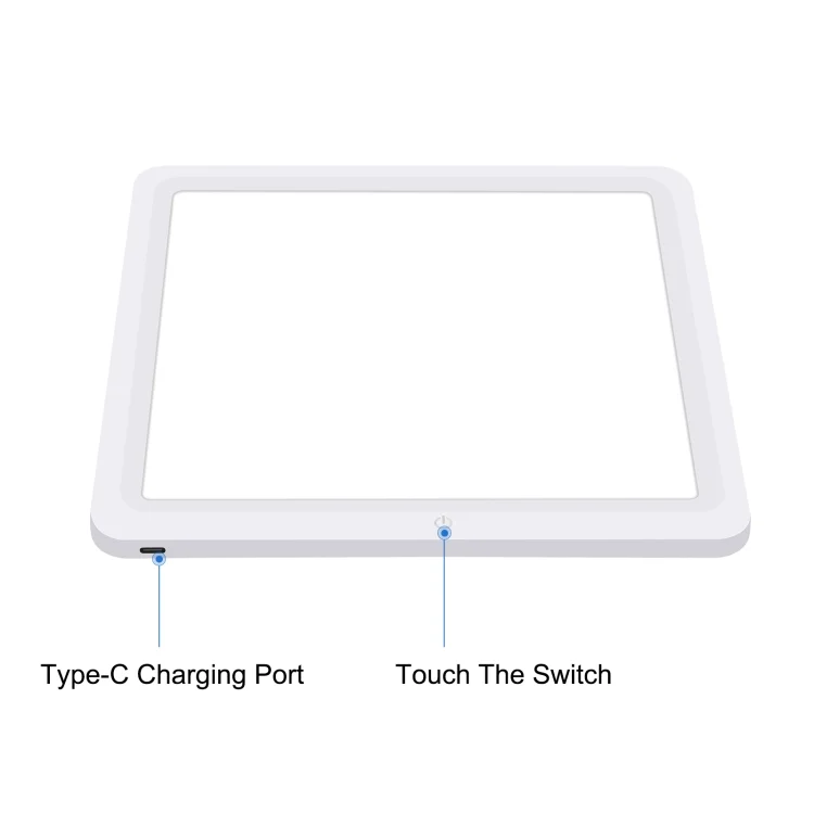 PU5136_3.webp PULUZ 20cm LED Shadowless Light Pad for Photo Studio Box - Image 4