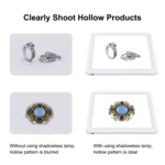 PULUZ 20cm LED Shadowless Light Pad for Photo Studio Box - Image 5