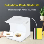 PULUZ Mini LED Photography Shadowless Light Lamp Panel Pad + Studio Shooting Tent Box, Acrylic Material, 20cm x 20cm Effective Area - Image 2