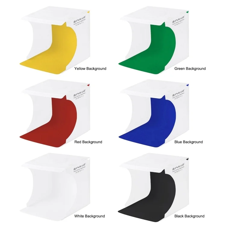 PU5137_7.webp PULUZ Mini LED Photography Shadowless Light Lamp Panel Pad + Studio Shooting Tent Box, Acrylic Material, 20cm x 20cm Effective Area - Image 8