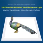PULUZ 1000LM LED Acrylic No Polar Dimming Shadowless Light Pad with Switch for 40cm Photo Studio Box - Image 2
