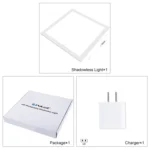 PULUZ 1000LM LED Acrylic No Polar Dimming Shadowless Light Pad with Switch for 40cm Photo Studio Box - Image 11