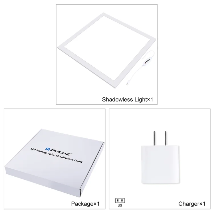 PU5138_10.webp PULUZ 1000LM LED Acrylic No Polar Dimming Shadowless Light Pad with Switch for 40cm Photo Studio Box - Image 11