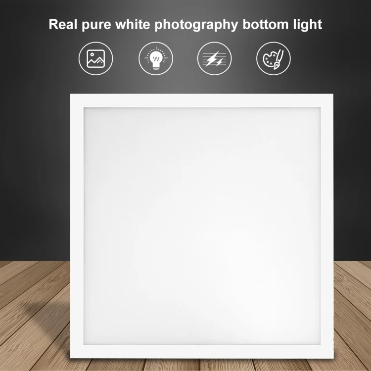 PU5138_8.webp PULUZ 1000LM LED Acrylic No Polar Dimming Shadowless Light Pad with Switch for 40cm Photo Studio Box - Image 9