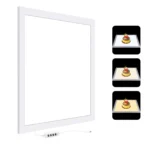 PULUZ 38cm 1000LM LED Photography Shadowless Light Lamp Panel Pad with Switch, Metal Material, No Polar Dimming Light, 33.3cm x 33.3cm Effective Area