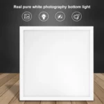 PULUZ 38cm 1000LM LED Photography Shadowless Light Lamp Panel Pad with Switch, Metal Material, No Polar Dimming Light, 33.3cm x 33.3cm Effective Area - Image 9