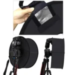 PULUZ 45cm Round Style Macro and Portrait Softbox SpeedLite Flash Light Foldable Diffuser - Image 8