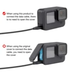 PULUZ Metal Battery Side Interface Cover for GoPro HERO13 Black /12 Black /11 Black /10 Black /9 Black - Image 7