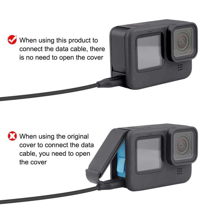 PU517B_4.webp PULUZ Metal Battery Side Interface Cover for GoPro HERO13 Black /12 Black /11 Black /10 Black /9 Black - Image 7