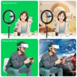 PULUZ 1x2m T-Shape Photo Studio Background Support Stand Backdrop Crossbar Bracket Kit with Clips - Image 5