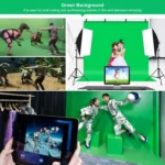 PULUZ 2x2m T-Shape Photo Studio Background Support Stand Backdrop Crossbar Bracket Kit with Clips - Image 7