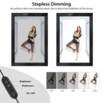 PULUZ 2m 240W 5500K Photo Light Studio Box Kit for Clothes / Adult Model Portrait - Image 4