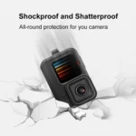 PULUZ for GoPro HERO12 Black /11 Black /10 Black /9 Black Silicone Protective Case + POM Side Interface Cover with Wrist Strap & Lens Cover - Image 5