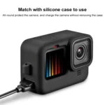 PULUZ POM Plastic Battery Side Interface Cover for GoPro HERO13 Black /12 Black /11 Black /10 Black /9 Black - Image 6