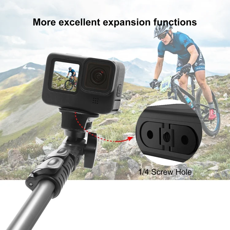 PU543B_4.webp PULUZ Folding Finger Tripod Mount Adapter for GoPro HERO 4K 2024 / HERO13 Black /12 Black /11 Black /11 Black mini /10 Black /9 Black /8 Black / Max - Image 5