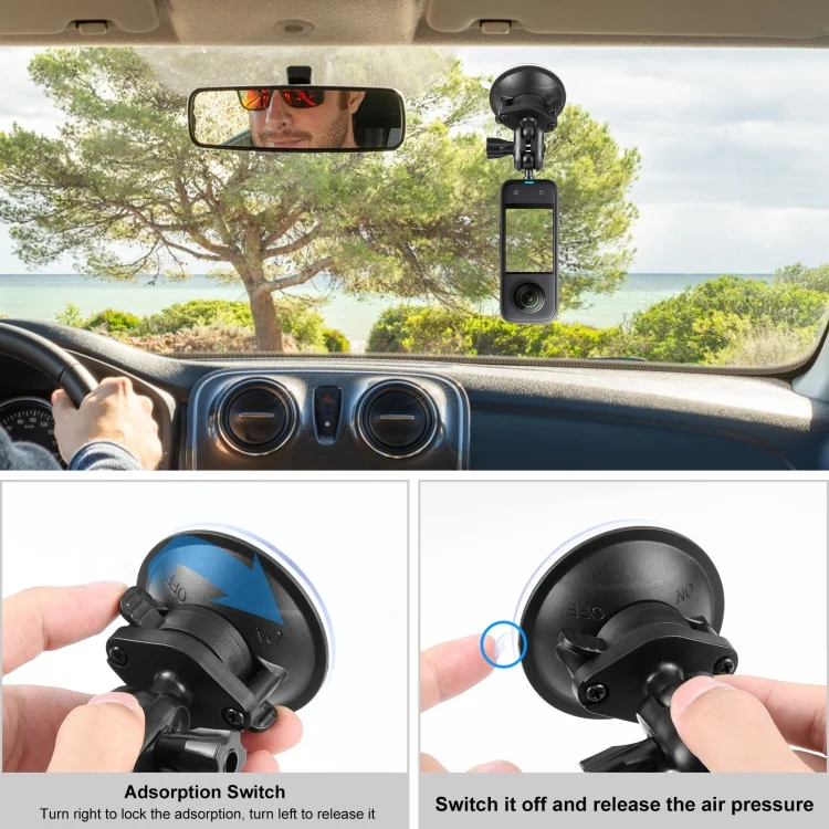 PU544B_5.webp PULUZ 1/4 inch Magic Arm Suction Cup Mount - Image 6