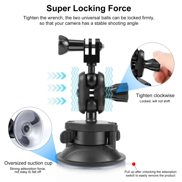 PU545B_2.webp PULUZ Magic Arm Suction Cup Mount - Image 3