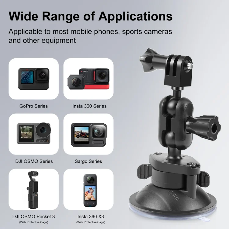 PU545B_6.webp PULUZ Magic Arm Suction Cup Mount - Image 7