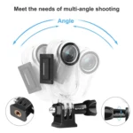 PULUZ 30m Underwater Waterproof Housing Protective Case for Insta360 GO 2, with Base Adapter & Screw - Image 4