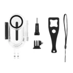 PULUZ 30m Underwater Waterproof Housing Protective Case for Insta360 GO 2, with Base Adapter & Screw - Image 7
