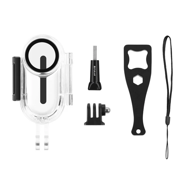 PU556T_6.webp PULUZ 30m Underwater Waterproof Housing Protective Case for Insta360 GO 2, with Base Adapter & Screw - Image 7