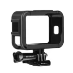 PULUZ Chargeable PA Frame Mount Cage with Cold Shoe Base Slot for GoPro HERO13 Black /12 Black /11 Black /11 Black Mini /10 Black /9 Black - Image 2