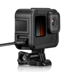 PULUZ Chargeable PA Frame Mount Cage with Cold Shoe Base Slot for GoPro HERO13 Black /12 Black /11 Black /11 Black Mini /10 Black /9 Black - Image 5