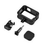 PULUZ Chargeable PA Frame Mount Cage with Cold Shoe Base Slot for GoPro HERO13 Black /12 Black /11 Black /11 Black Mini /10 Black /9 Black - Image 8