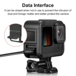 PULUZ Frame Expansion PA Cage with Side Interface Cover for GoPro HERO12 Black /11 Black /10 Black /9 Black - Image 4