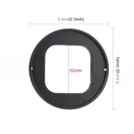 PULUZ 52mm CPL + UV Lens Filter with Adapter Ring for GoPro HERO12 Black /11 Black /11 Black Mini /10 Black /9 Black - Image 2