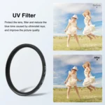 PULUZ 52mm CPL + UV Lens Filter with Adapter Ring for GoPro HERO12 Black /11 Black /11 Black Mini /10 Black /9 Black - Image 4