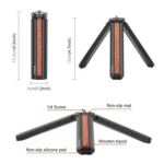 PULUZ Inlaid Wood Desktop Vlogging Live Tripod Holder - Image 3