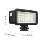 PULUZ 40 LEDs 40m Diving Waterproof Fill Light Camera Video Photo Studio Light - Image 2