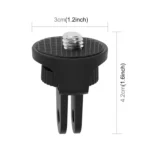 PULUZ 1/4 inch Screw Adjustable ABS Action Camera Tripod Adapter - Image 2