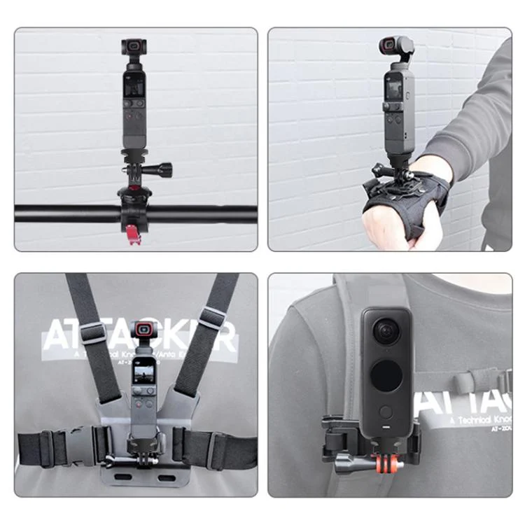 PU704B_7.webp PULUZ 1/4 inch Screw Adjustable ABS Action Camera Tripod Adapter - Image 8