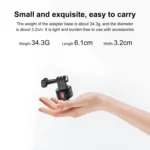 PULUZ Action Camera Magnetic Base Adapter - Image 5